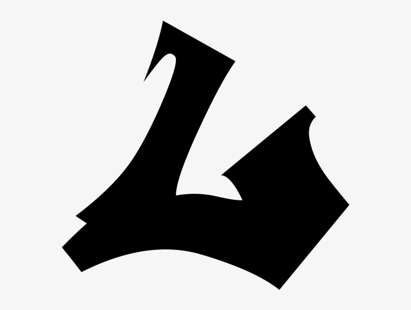 L - L In Graffiti Style, transparent png #3090379