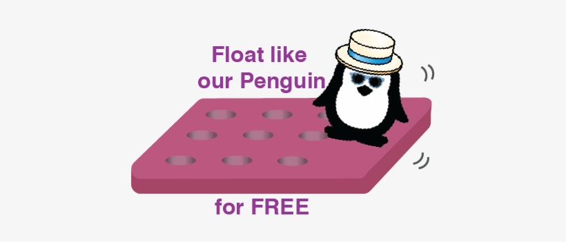 Float Like Penguin, For Free - Cartoon, transparent png #3090514
