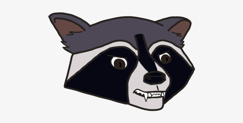 A N G E R Y Raccoon - Cartoon, transparent png #3091028