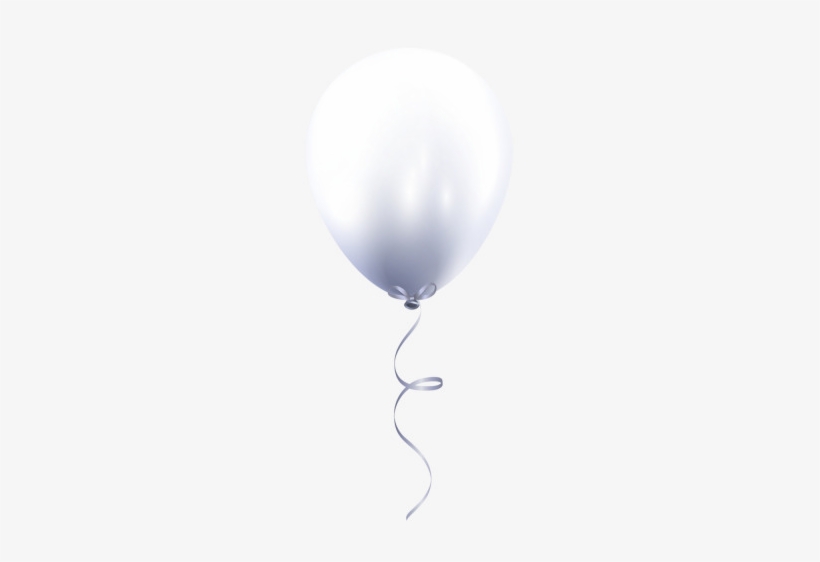 White Balloon - Balloon, transparent png #3091133