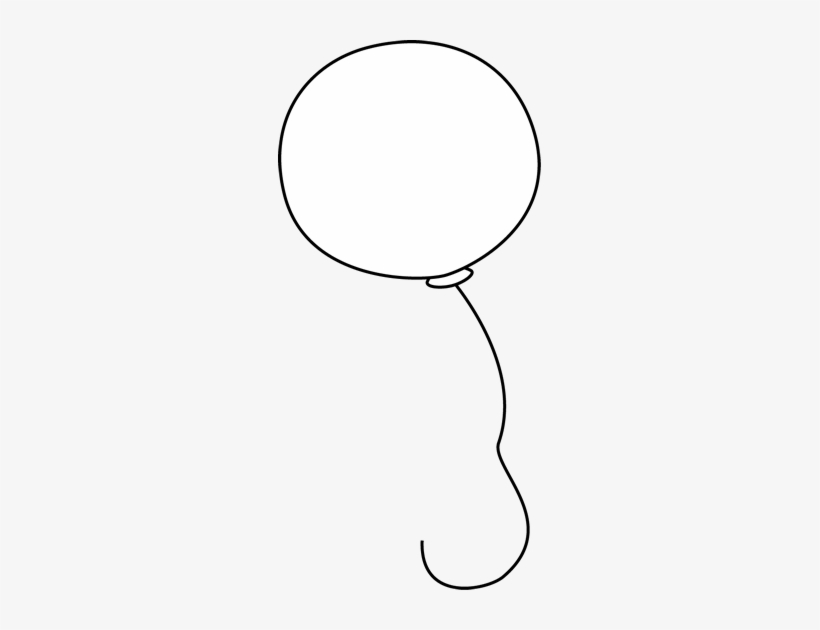 Black And White Balloon - Circle, transparent png #3091569