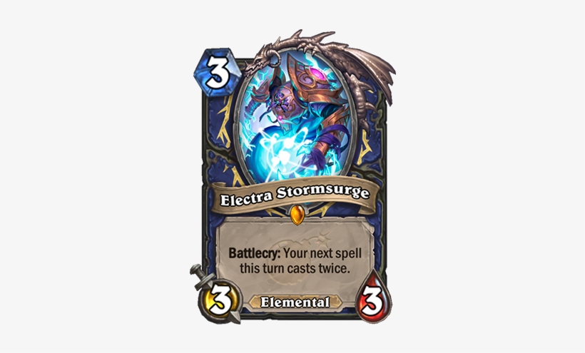 Electra Stormsurge - Lady In White Hearthstone, transparent png #3091742