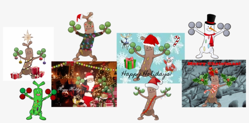 Also, I Put Pikafanchu's Reindeer Bonsly As The Footer - Pokemon Sudowoodo, transparent png #3091908