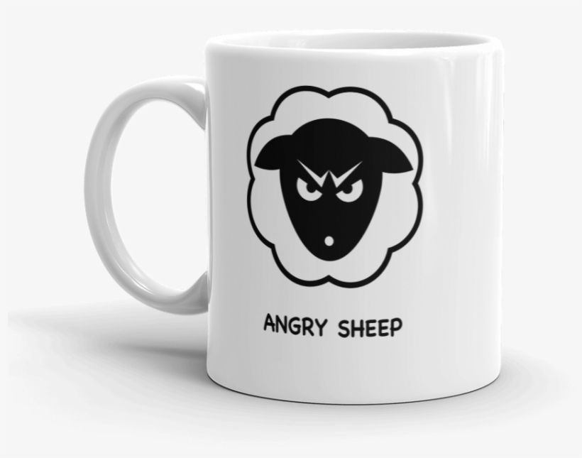 Toho Angry Sheep Mug - Michael Steddum Brittany Double Brittany 11oz Coffee, transparent png #3092677