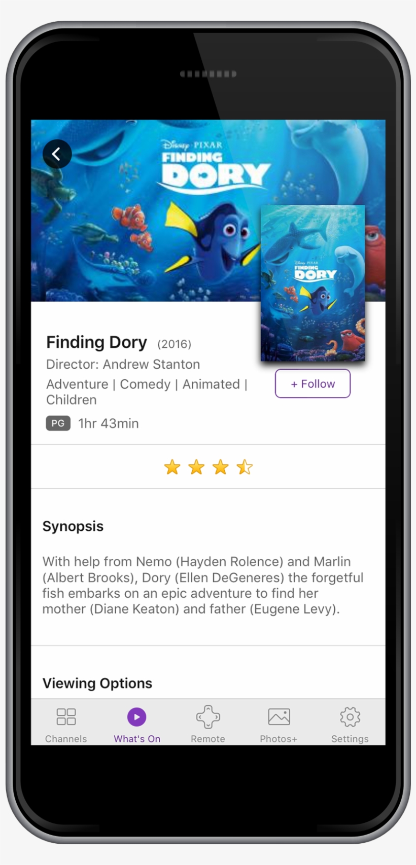 Roku Mobile App Movie Details - Real Deal Memorabilia Edegeneres8x10-8 Ellen Degeneres, transparent png #3092862