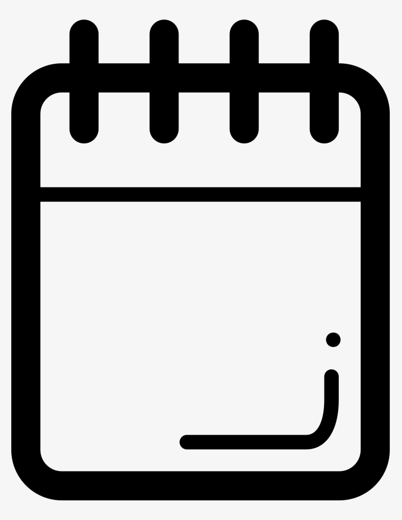 Notepad Svg Png Icon Free Download - Bloco De Notas Icon, transparent png #3093052