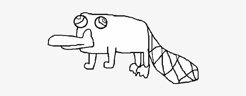 Perry The Platypus Coloring Page - Perry The Platypus, transparent png #3093146