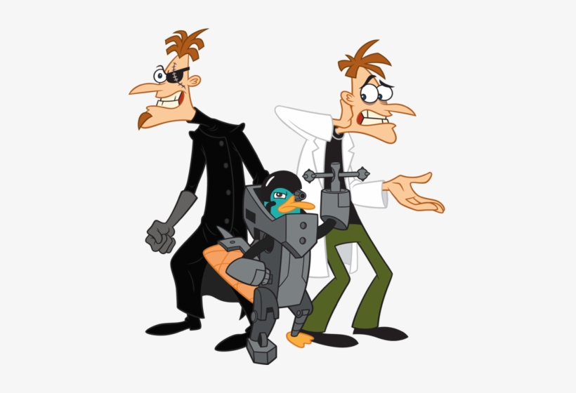2d Doof Group Phineas And Ferb Across Free Transparent Png Download Pngkey