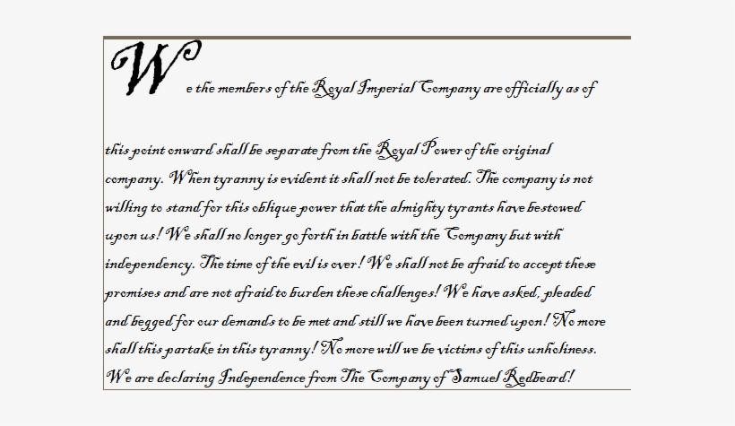 Article Of Independence - Oiw Note Cards, transparent png #3093558