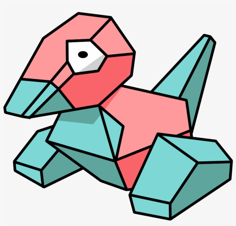 I Just Rearized It's Probabry Carred Porygon Because - Porygon Pokemon, transparent png #3093751