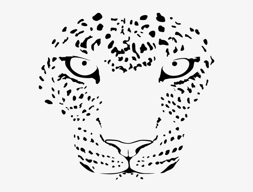 Leopard Face Png Image With Transparent Background - Leopardo Silueta Cara Png, transparent png #3093975