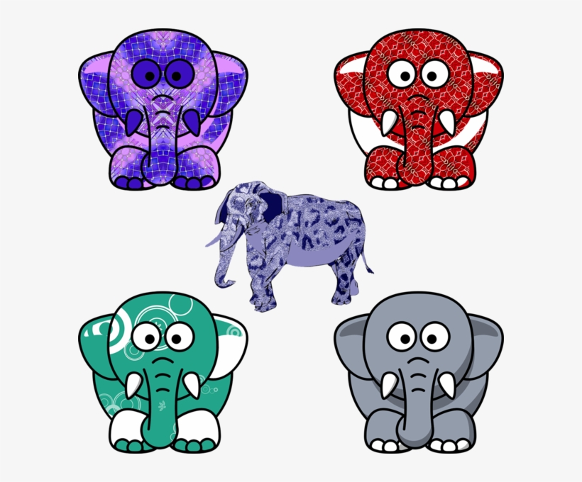 Elephants Cartoon Png By Chaseandlinda - Cartoon Elephant, transparent png #3094130