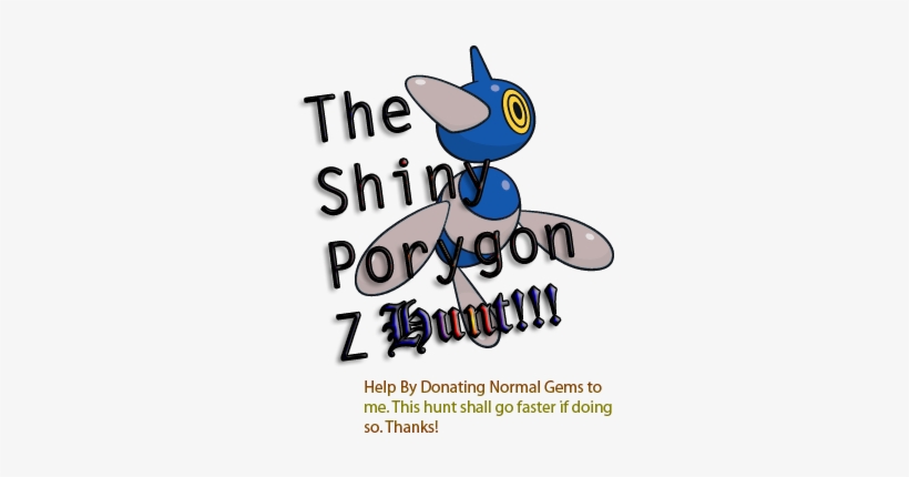 This Hunt Will Re-continued Some Time In The Near Future - Porygon Z Dream World, transparent png #3094282