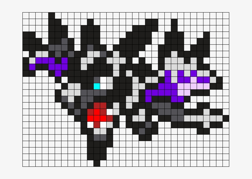 Mega Aerodactyl Pokemon Bead Pattern Perler Bead Pattern - Pixel Art Mega Pokemon, transparent png #3094463