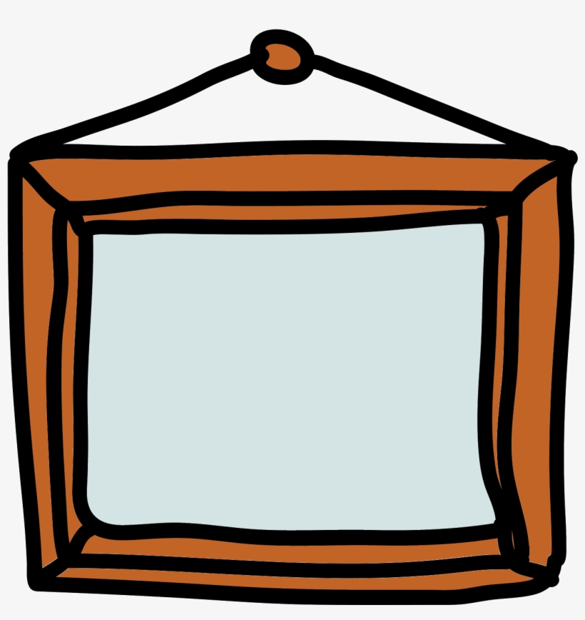 Hanging Frame Icon - Hanging Frame Doodle Png, transparent png #3094609