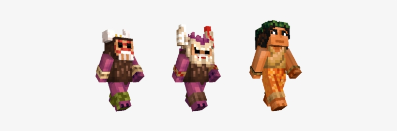 Moana Minecraft Skin Pack - Minecraft Moana Skin Pack, transparent png #3095113