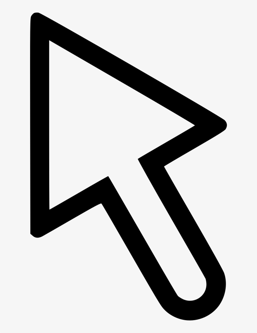 Pointer Arrow Select Selection - Select Arrow Icon Png, transparent png #3095492