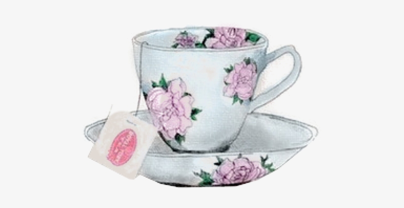 Teacup Clipart Png Tumblr - Cup Of Tea Png - Free Transparent PNG Download  - PNGkey