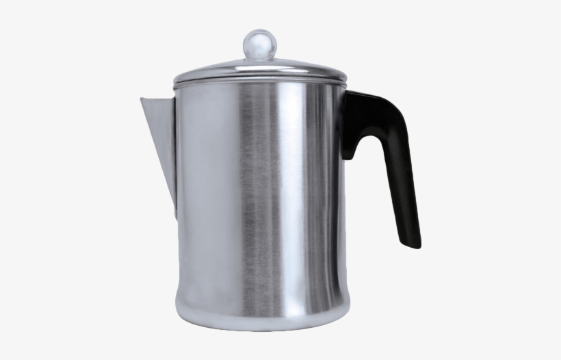 Aluminum Percolator 9 Cup - Stove Top Coffee Percolator, transparent png #3095966