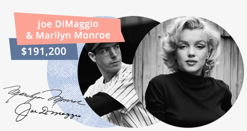 It Was Signed By The World-famous Celebrity Couple - Marilyn Monroe Sinatra, transparent png #3096033