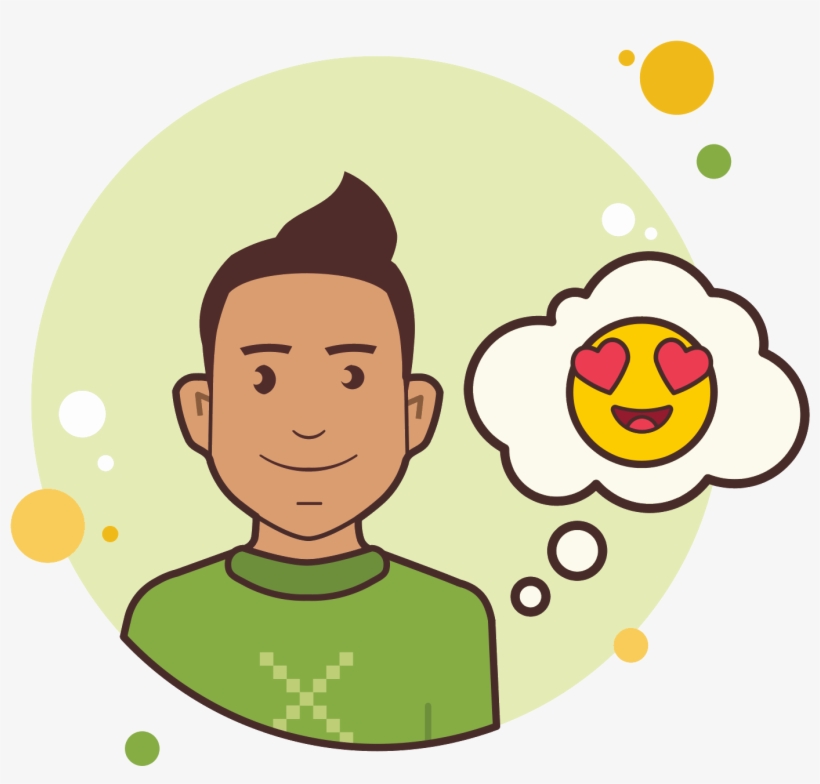 Man With In Love Emoji Icon - Icon, transparent png #3096403