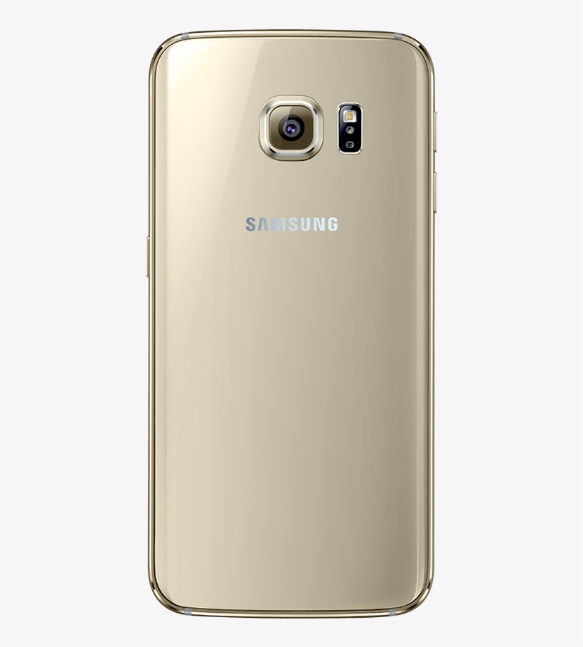 Back View Of Galaxy S6 Edge - Samsung S6 Edge Back, transparent png #3096500