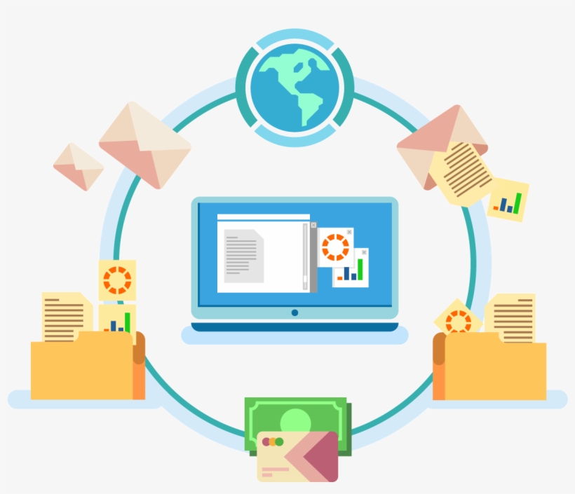 Records Management - Computadora En La Nube, transparent png #3096523