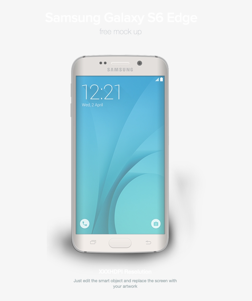 Galaxy Edge Mockup Psd, transparent png #3096609