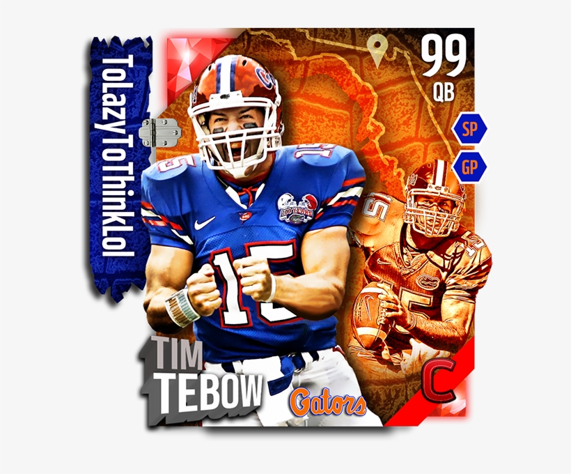 Kam Chancellor Png Download - Tim Tebow Florida Gators Fanatics Authentic Framed, transparent png #3096956