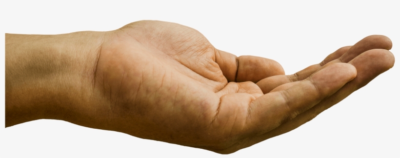 Hand Out To Receive Money - Palm Up Palm Down, transparent png #3097009