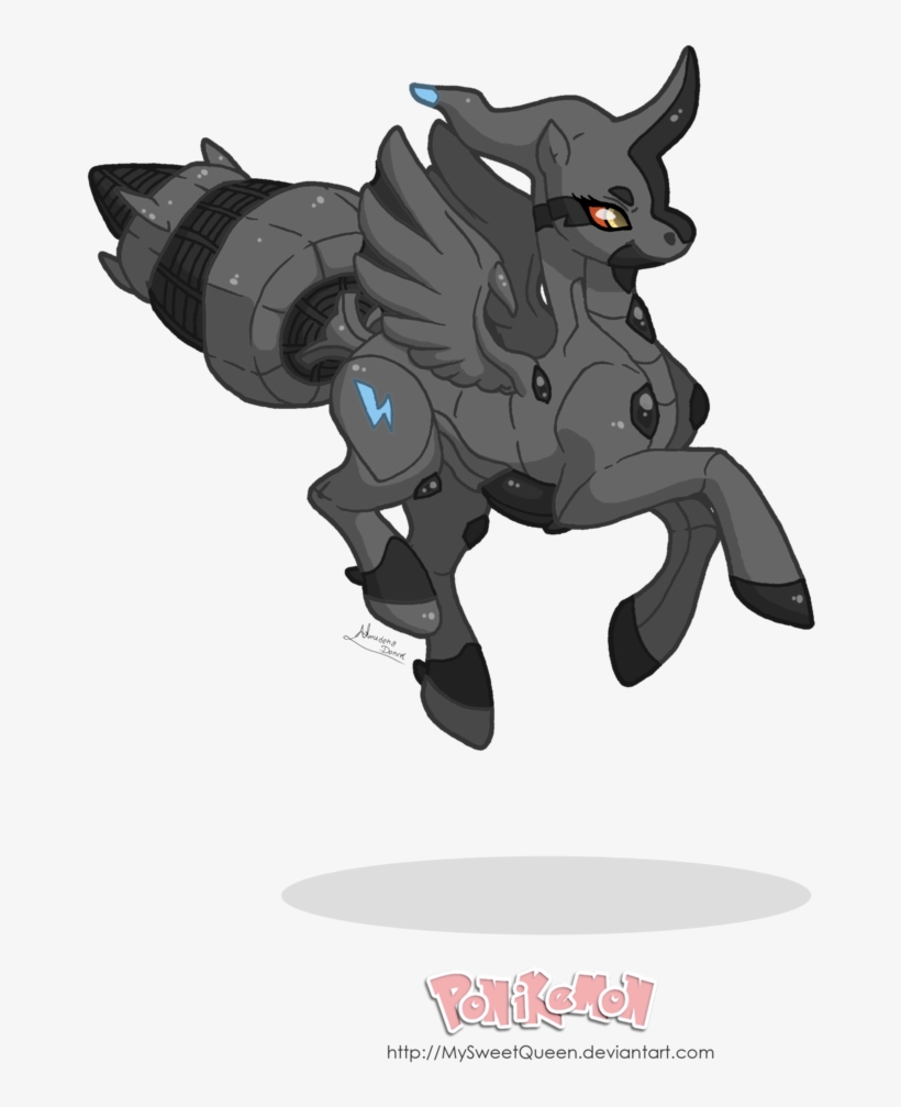 Mysweetqueen, Pokémon, Ponified, Safe, Zekrom - Commission, transparent png #3097103