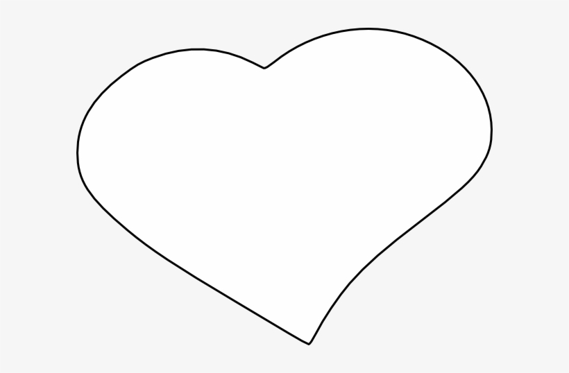 How To Set Use Open Heart Clipart - White Heart Vector Png, transparent png #3097236