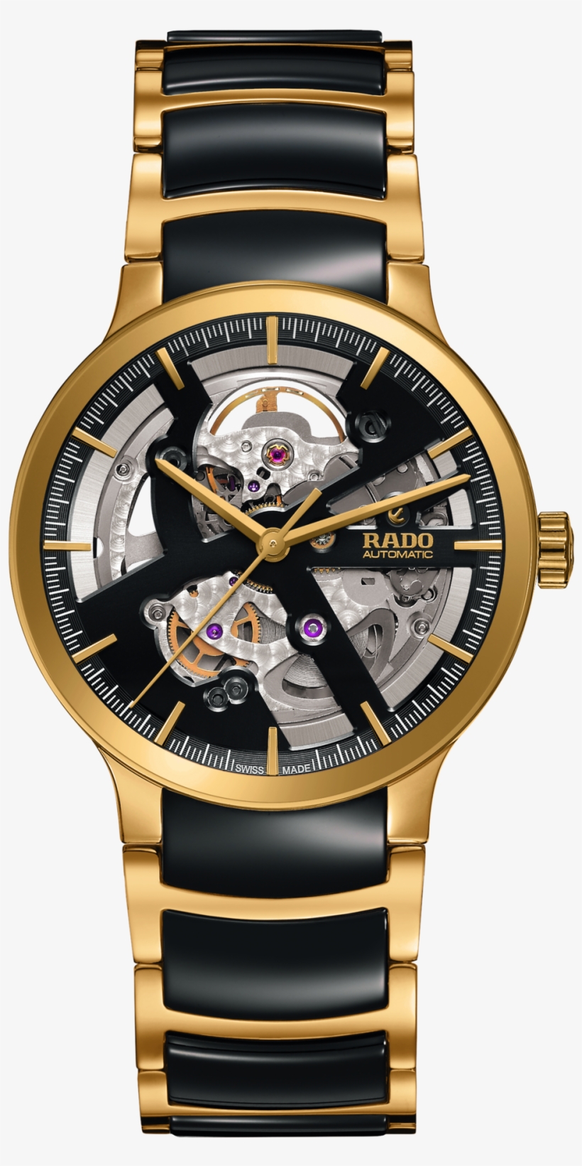 Centrix Automatic Open Heart - Women's Rado Watches, transparent png #3097457