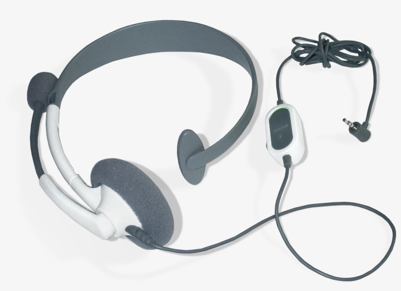 360 Wired Headset - Xbox 360 Official Headset, transparent png #3097594