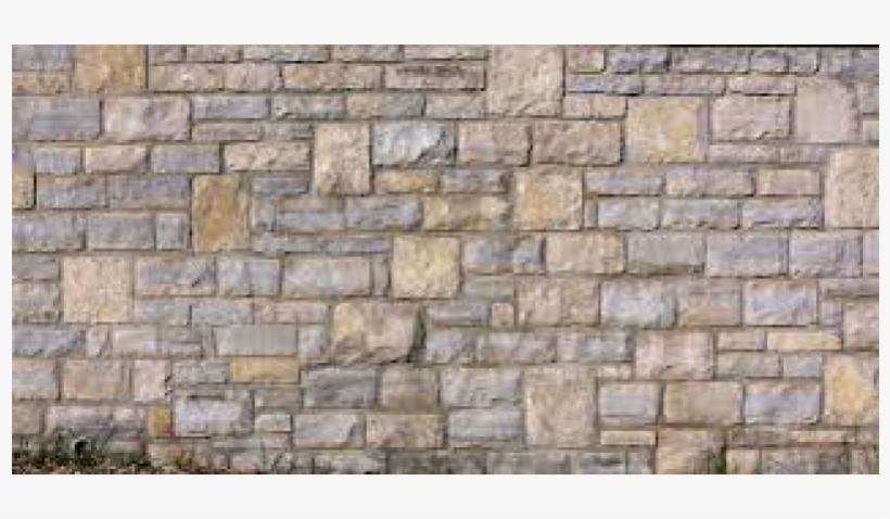 8524 Small Stone Block Wall - Interior Design, transparent png #3097667