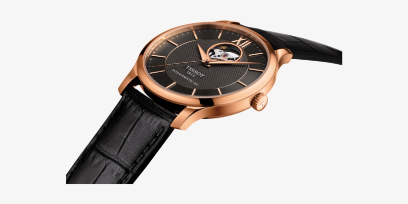 Tissot Tradition Powermatic 80 Open Heart - Tissot Tradition Powermatic 80 Open Hart, transparent png #3097946
