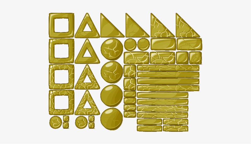 Gold Block Sheet - Angry Birds Stone, transparent png #3098054