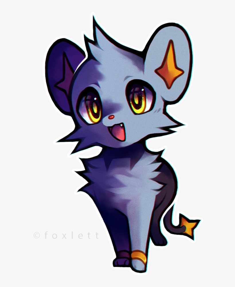 Shinx By Foxlett On Deviantart - Cute Shinx Art, transparent png #3098335