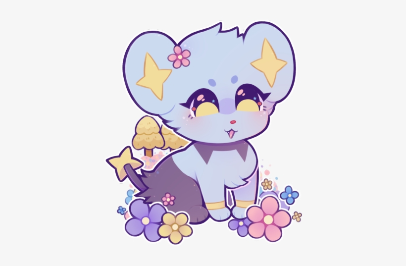 Shinx In Floaroma Meadow 🌷 - Painting, transparent png #3098376