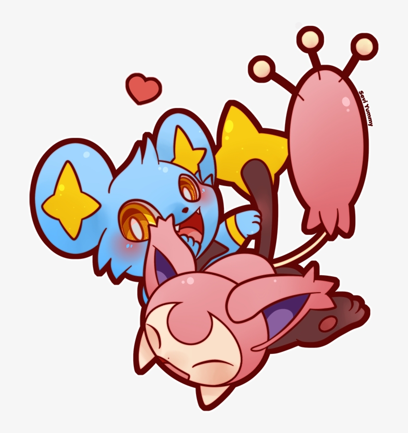 Chibi Shinx & Skitty Support Me On Patreon - Chibi Shinx, transparent png #3098463