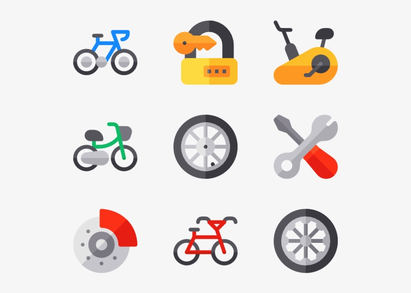 Bicycle 40 Icons - Bicycle, transparent png #3099414
