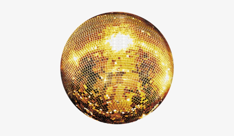 Kaz Creations Disco Ball - Gold Disco Ball Png, transparent png #310118