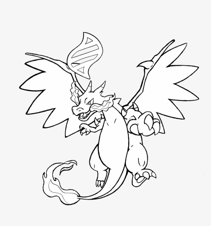 Png Library Download Cathedral Drawing Mega - Charizard A Blanco Y Negro, transparent png #310388