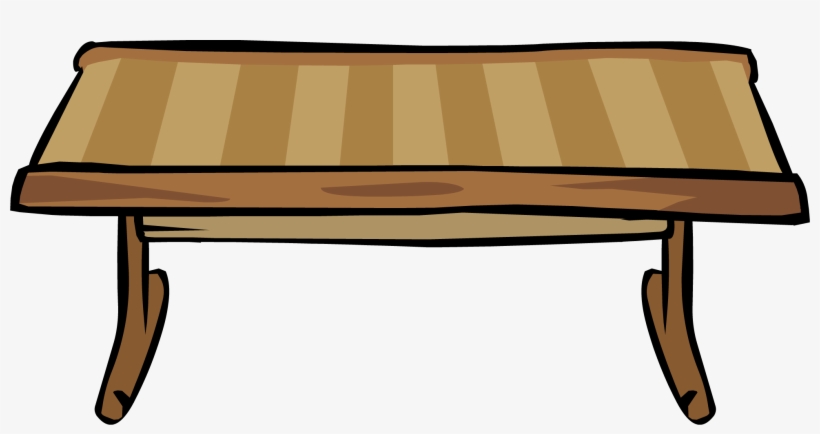 Bamboo Table - Png - Table Club Penguin, transparent png #310702
