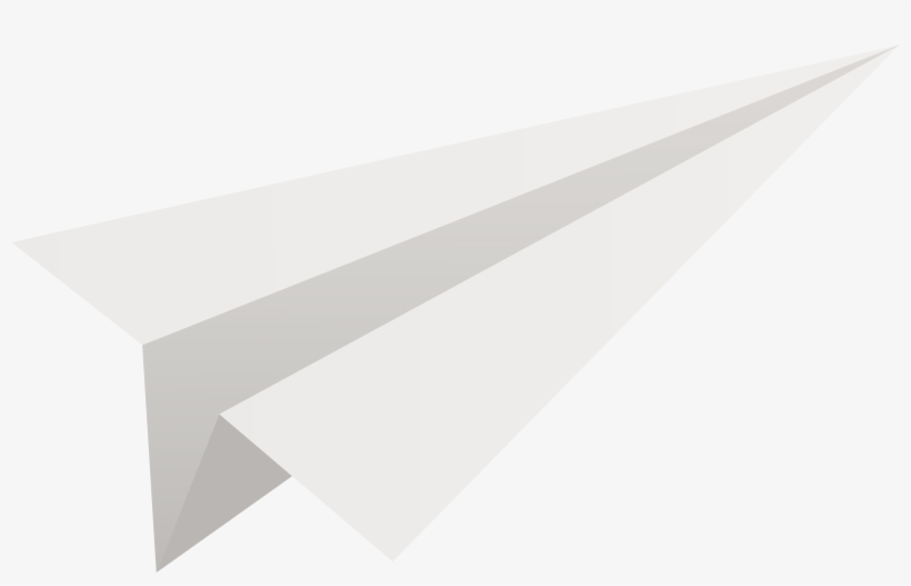 Paper Plane White Png, transparent png #310878