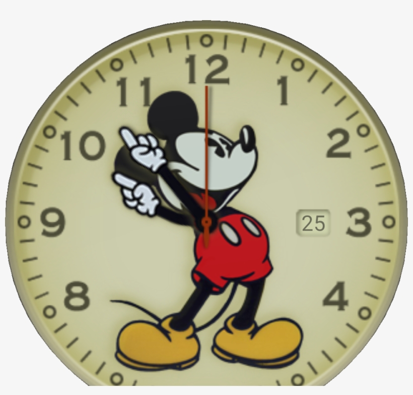 Results For Mickey Mouse - Mickey Watch Face, transparent png #310918