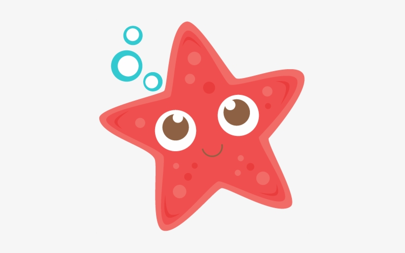 Fish Clipart Red Star - Cute Starfish Clipart, transparent png #311007