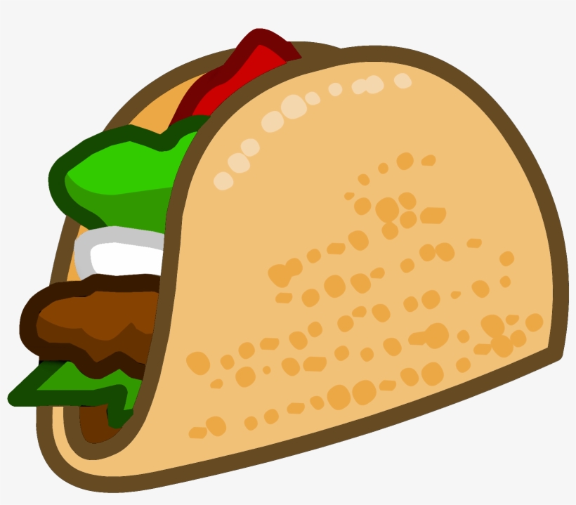Free Mexico Clip Art By Phillip Martin Taco - Club Penguin Taco, transparent png #311163