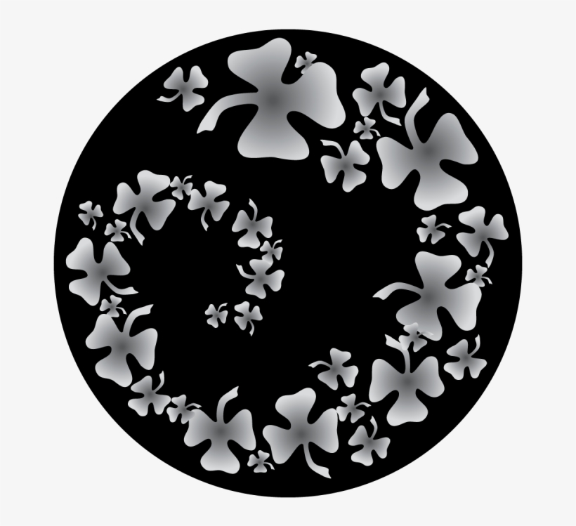 Shamrock Swirl - Apollo Shamrock Swirl Glass Gobo Sr-2511, transparent png #311271
