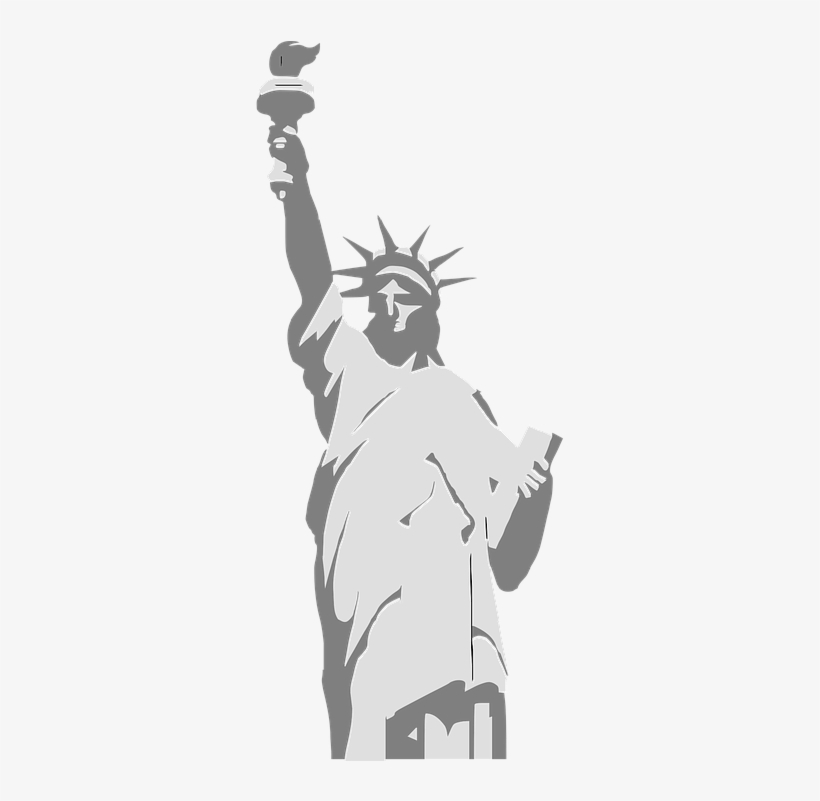 Lady Liberty New York Landmark - 自由 女神 像, transparent png #311322